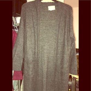 Grey cardigan